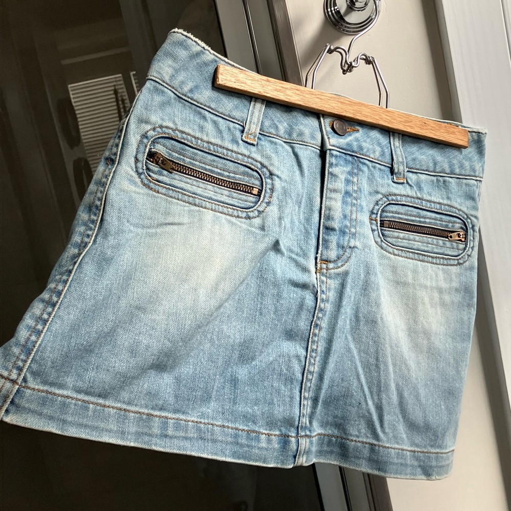 American Eagle Denim Skirt, AE Mini Skirt, Y2K Skirt, Vintage Denim Skirt 2000s
